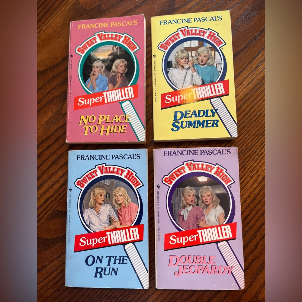 Vintage Sweet Valley High Super Thriller Books | Set of 4 | Francine Pascals